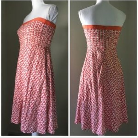 J.Crew strapless dress sz 10 - Picture 4 of 5